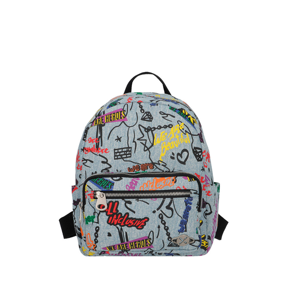 Mochila ZOE 3XT MULTICOLOR PRINT S