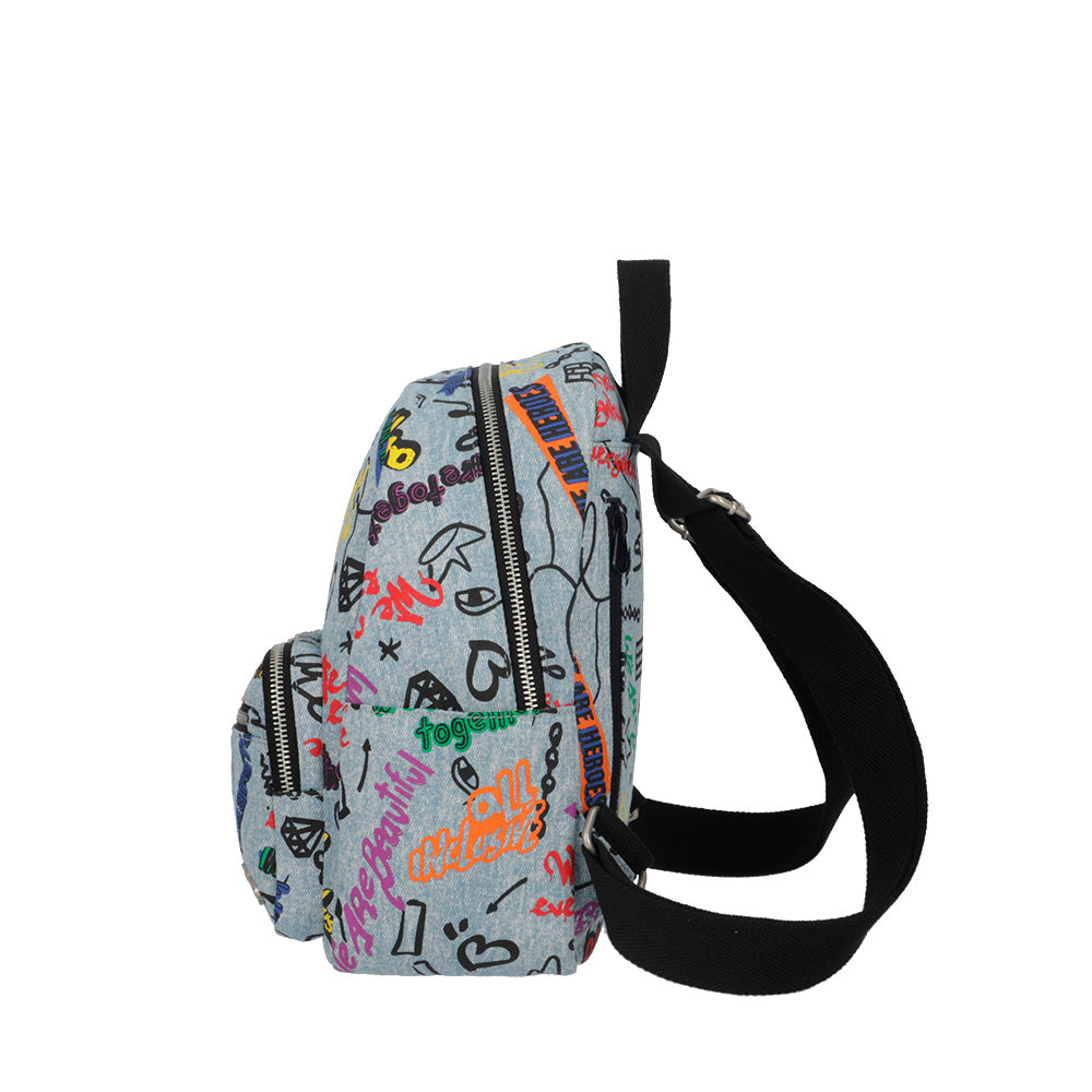 Mochila ZOE 3XT MULTICOLOR PRINT S