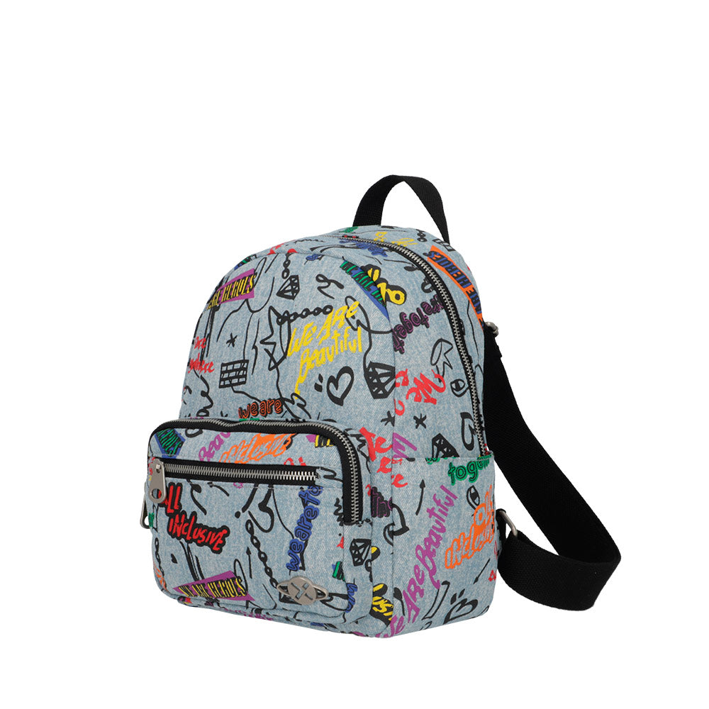 Mochila ZOE 3XT MULTICOLOR PRINT S