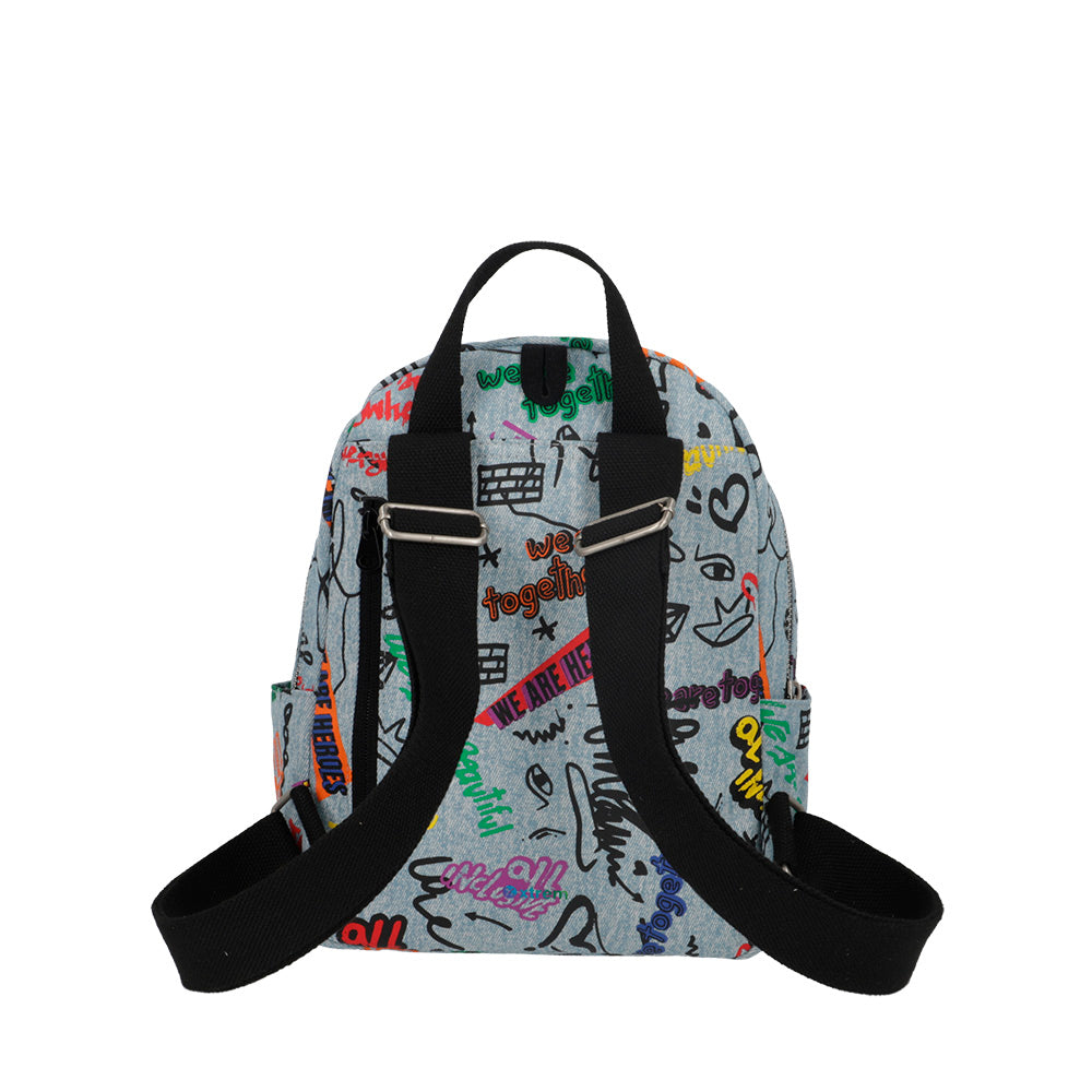 Mochila ZOE 3XT MULTICOLOR PRINT S